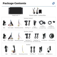 MEKEDE DUDUAUTO AUTO 2K Radio Multimedia con Pantalla Android 2 DIN FM WIFI BT 4G para BMW E39 E53 X5