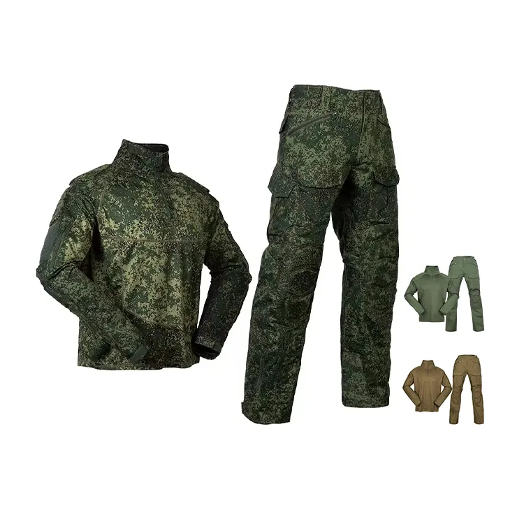 Custom Outdoor waterproof breathable Russian Camouflage Tactical Uniform A6 Frog Suit Training Uniform