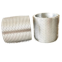Rouleau perforateur à micro-aiguilles pour l'industrie plastique et textile