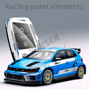 ABS Racing Car Key Case Cover Bag per Volkswagen VW Polo Golf 7 MK7 Tiguan per Skoda Octavia <span class=keywords><strong>Karoq</strong></span> Kodiaq portachiavi <span class=keywords><strong>accessori</strong></span> - Product Image 3
