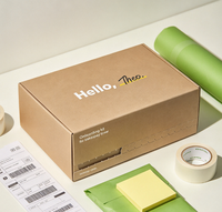 Boîte en papier kraft à bande déchirable, boîte cadeau en carton ondulé personnalisée, emballage alimentaire recyclable, OEM & ODM pour entreprises