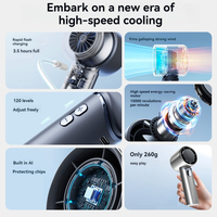 Ventilateur portable mini USB rechargeable AntarcChill, trois vitesses, sans pales, refroidisseur d'air domestique, ventilateur électrique portatif