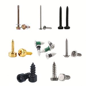 Vis autotaraudeuses à tête fraisée plate en acier inoxydable UNC T25 personnalisées 8 9 10 pour terrasses extérieures et agglomérés - Product Image 1