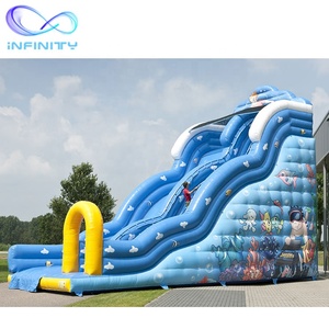 <span class=keywords><strong>Titanic</strong></span> <span class=keywords><strong>Inflatable</strong></span> Thư Bị Trả Lại Trượt Hà Mã <span class=keywords><strong>Inflatable</strong></span> Nước Trượt Đôi Làn Làn Sóng Trong Slide Với Chủ Đề Đại Dương - Product Image 3