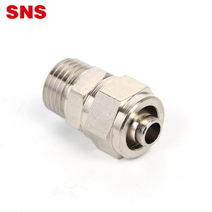 Cho SNS KLC loạt Brass One-Touch nam thủy lực phụ kiện mới điều kiện không khí thành phần khí nén - Product Image 6