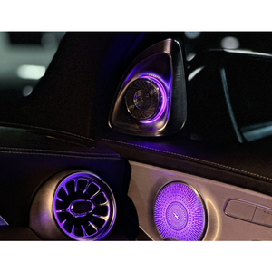LED pour Benz C/GLC Coupé W205 X253 C43 C63 C200 C180, haut-parleur tweeter 3D, éclairage ambiant, accessoires décoratifs pour voiture, buse MB - Product Image 4