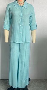 Ensemble de chemises décontractées amples de couleur unie pour <span class=keywords><strong>femmes</strong></span>, grande taille - Product Image 3