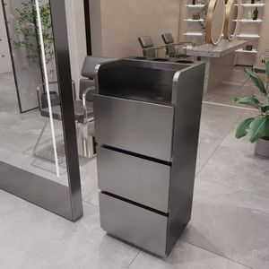Modern Stainless Steel Hair Salon <b>Tool</b> Cabinet and Cart Commercial Salon Furniture - Product Image 4
