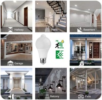 PIR Led Light 7W 9W 12W détecteur de mouvement ampoule crépuscule à aube PIR capteur infrarouge ampoule intelligente