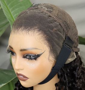 Perruques en Cheveux Humains Ondulés Effet Vague d'Eau, Densité 300, Dentelle Frontale DH 13x4 Double Draw, 22 24 26 28 Pouces, Vente en Gros - Product Image 5