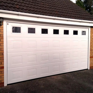 <span class=keywords><strong>Porte</strong></span> <span class=keywords><strong>de</strong></span> <span class=keywords><strong>garage</strong></span> sectionnelle <span class=keywords><strong>automatique</strong></span> moderne 16x8 isolée, panneau sandwich populaire, caractéristiques <span class=keywords><strong>de</strong></span> <span class=keywords><strong>sécurité</strong></span>, finition pour les entrepôts américains - Product Image 1