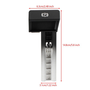 Volkswagen Handbrake Switch 7L6711878F <b>Electronic</b> Brake Lever Left Drive Plastic Replacement <b>Part</b> - Product Image 4