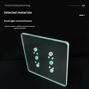 光穴窓高精度クォーツ光送信プリズムレンズ窓ピース顕微鏡高透過率1年 - Product Image 1