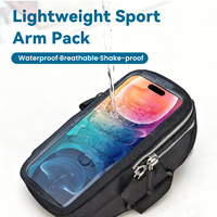 Brazalete Deportivo para Celular con Pantalla Táctil, Impermeable, Transpirable, Resistente a Impactos, con Cierre, de Poliéster y PVC, Superventas