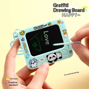 Yuglow Tavoletta da <span class=keywords><strong>Disegno</strong></span> Creativa a Cartone Animato, Mini Portachiavi e Ciondolo per Zaino, Blocco da <span class=keywords><strong>Disegno</strong></span> Portatile, Giocattolo e Piccolo Regalo per Bambini - Product Image 1