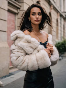 Giacca Invernale da <span class=keywords><strong>Donna</strong></span> Casual Corta in Velluto <span class=keywords><strong>a</strong></span> <span class=keywords><strong>Righe</strong></span> con Cerniera, Imbottita e Calda, Vestibilità Ampia - Product Image 4