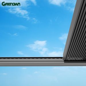 Pérgola retráctil para terraza exterior ajustable de <span class=keywords><strong>aluminio</strong></span> de estilo moderno precios - Product Image 5