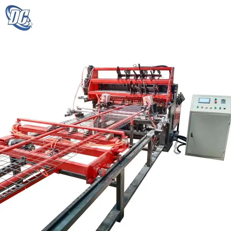 Automatic synchronous welding machine to make wire mesh manual for rabbit breeding cages/ dog cage/pigeon cage