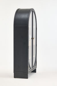 אורן לבן ישן נordic ארון עץ לאחסון ריהוט מודרני יין, ארון שחור אלון דו-דלתי ארון צד שני דלתות - Product Image 3