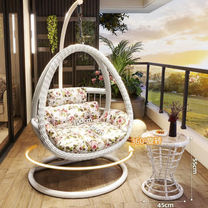 Blanc décontracté [rotation simple + table basse]