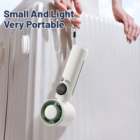 Kipas Pinggang Multi-Fungsi Bertenaga Tinggi, Tahan Lama, dan Berwarna Cerah dengan Senter LED & Pengisi Daya Ponsel 4000mAh