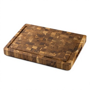 Tabla de Cortar Rectangular de Madera con Veta de Tronco, Antideslizante, para Cocina, 1.5cm de Grosor, Ecológica - Product Image 1