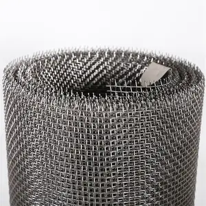 Stainless Steel Wire Mesh Roll 0.2Mm Stainless Steel Filter Wire Mesh Yellow Stainless Steel Bird Cage Wire Mesh