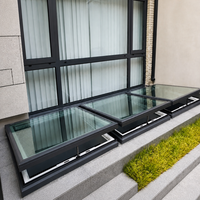 Fenêtre de toit fixe en aluminium architectural 6063-T5 avec isolation thermique pour cuisine et villas d'élite