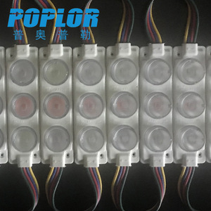 Module LED Poplor moulé par injection 3030, 3 lumières, étanche, source lumineuse latérale, coloré, télécommande, intensité réglable - Product Image 5