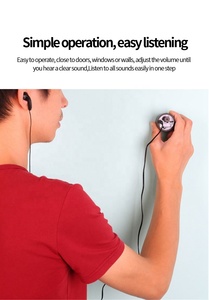 Detector de Fugas para Ingenieros, Micrófono de Pared de Alta Sensibilidad con Auriculares para Detección de Fugas de Agua y Aceite - Product Image 3