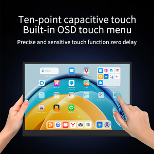 Moniteur portable pour ordinateur portable avec écran tactile 15,6 pouces FHD IPS Type-C Haut-parleur HD VESA HDR10 - Product Image 5