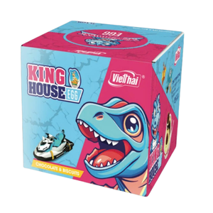 Huevo Sorpresa de Dinosaurio King House, Huevo Sorpresa de Chocolate y Galletas con Juguete de Dinosaurio Coleccionable para Niños - Product Image 6