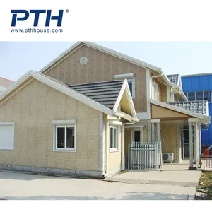 Comfortable and fast build prefabricated light steel villa prefab house
