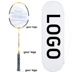 YODIMAN <span class=keywords><strong>Raquette</strong></span> de <span class=keywords><strong>badminton</strong></span> professionnelle originale entièrement en fibre de carbone Poignée en PU Manche en graphite Légère Durable Haute performance - Product Image 1