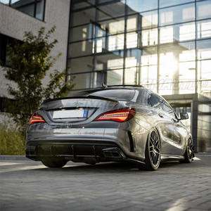 Kit carrosserie diffuseur inférieur de pare-chocs arrière pour Mercedes Benz CLA Classe W117 C117 CLA45 AMG Berline 2016 2017 2018 2019 - Product Image 5