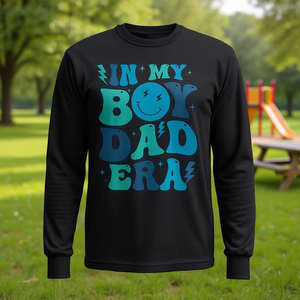 Camiseta de manga larga con gráfico retro de In My Boy Dad Era, camiseta para el día del padre, camiseta para papá e hijo - Product Image 3