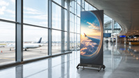 Pantalla LED COB a Todo Color M-Shine de 1mx2m, 1000cd de Brillo, 7680Hz, para Autoservicio, Negocios, Centros Comerciales, Interiores, Comercio Minorista, 2 Años de Garantía