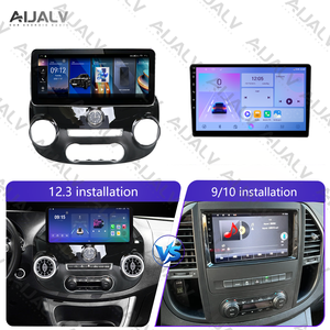 Autoradio Android avec cadre de montage Canbus pour Mercedes-Benz Vito 2016-2021, compatible avec la connexion sans fil CP AUTO et l'écran de téléphone - Product Image 5
