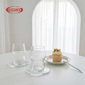 Nuovo Arrivo: Bicchiere Ergonomico <span class=keywords><strong>in</strong></span> <span class=keywords><strong>Vetro</strong></span> Fatto <span class=keywords><strong>a</strong></span> Mano, Design Unico, Senza BPA, Lavabile <span class=keywords><strong>in</strong></span> Lavastoviglie, Adatto al Microonde, per Casa/Ufficio (Novità) - Product Image 3