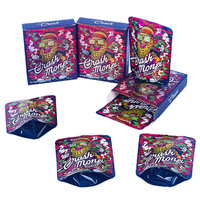Nouveau Sachet Mylar 3,5 g + Boîte Cadeau Holographique 350 g – Impression Numérique, Design Inédit en Stock