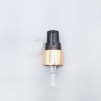 Pompe de traitement de crème personnalisée 20 410 tête fine parfum micro brillant argent brouillard pompe de pulvérisation en aluminium