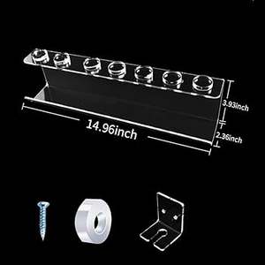 Soporte de almacenamiento para rizador <span class=keywords><strong>Dyson</strong></span> <span class=keywords><strong>Airwrap</strong></span>, nuevo soporte de montaje en pared de acrílico completo, estante de almacenamiento, herramienta para el baño del hogar - Product Image 6