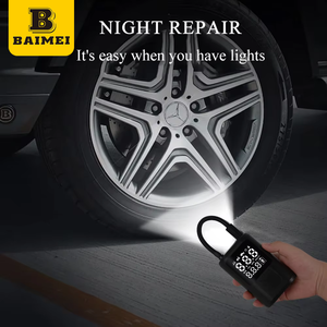 BAIMEIミニワイヤレス電気ポータブル充電式エアコンプレッサーポンプデジタルタイアーインフレーター自動車自転車用 - Product Image 4