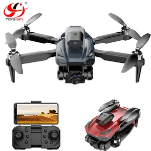 Drone mini lipat S178 kamera 4k 2.4G wifi, Pesawat drone rc terbang dengan empat sisi, aksesori penghindar rintangan