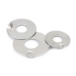 18-8 thép không gỉ Inox SS SUS 304 <span class=keywords><strong>304L</strong></span> 316 316L A2 A4 70 80 bên ngoài khóa dài Tab máy giặt với cánh din93 din432 din463 - Product Image 1