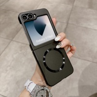 Coque antichoc magnétique tendance en TPU+PC électroplaqué, compatible avec la charge sans fil, anti-rayures, protection intégrale pour téléphones Android (vente en gros)