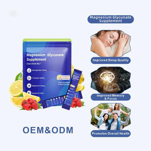 Integratore Erboristico in Polvere di Magnesio Glicinato Solubile OEM con Vitamina, Ashwagandha e L-Teanina, 20 Bustine per Adulti |   Memoria - Product Image 1