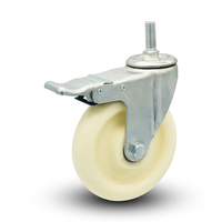 Roues de roulement robustes en polypropylène PP NYLON 125 de haute qualité, 3-4-5 pouces, vente en gros