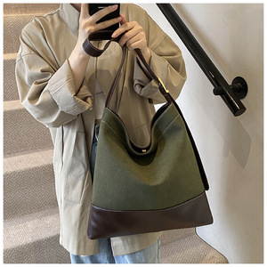 Bolso de estilo retro Deerskin 2025, nuevo bolso de cubo de moda transfronterizo, bolso de hombro con textura de alta calidad - Product Image 2