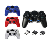Controlador de Juegos Inalámbrico 2.4G Pro para P3, Android TV Box, Smartphone, Tablet PC, Fire TV con Motor de Vibración, Negro